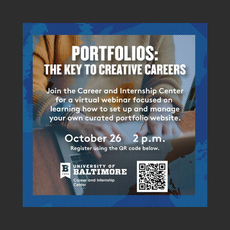 UBalt Career and Internship Center social media image