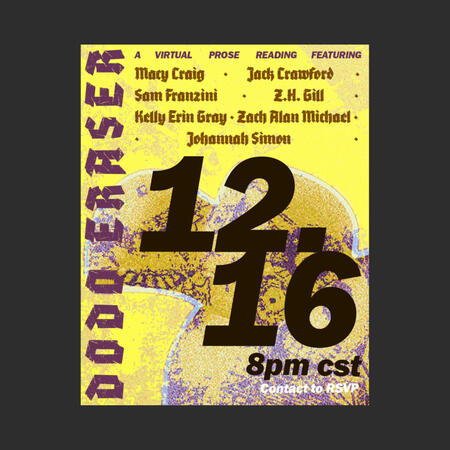 Dodo Eraser #3 flyer